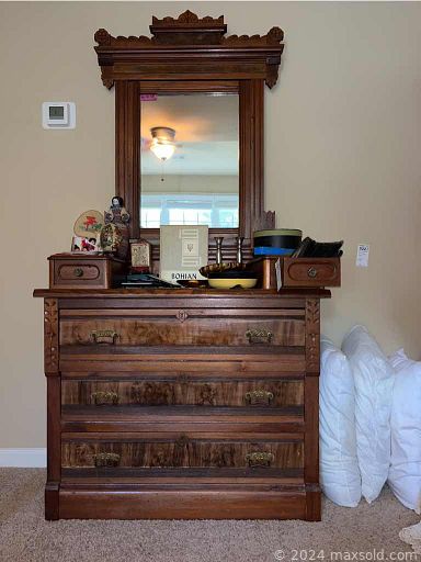 MaxSold Auction: This online auction features wall clocks, Christmas platters, baking pan and trivet, cookie jar, rugs, Christmas décor, ottoman and JVC television. Also includes fishing gear, thermos grill, tools and yard tools, ice cream maker, cat carrier, coolers, toolbox and electronics. Includes metal shelves, dresser, desk, table, bed, China cabinet and loveseat and much more!