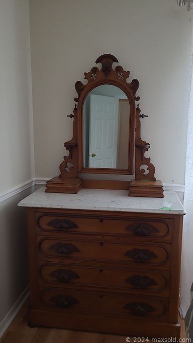 MaxSold Auction: This online auction features Sony Bravia TV, Royal Doulton, Goebel, Beswick, crystalware, furniture such as Sumerton dresser, king-size bed, display cabinet, antique dresser and armchairs, lamps, framed wall art, clothing, small kitchen appliances, storage bins and much more!