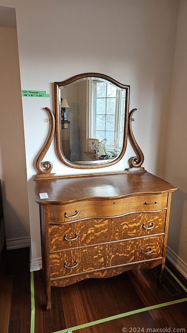 MaxSold Auction: This online auction includes furniture such as dressers, chairs, curio cabinet, patio set, entertainment cabinet, wardrobe, toy box, sideboard, dining room table set, shelving units, desk and others, Royal Albert and other china, kitchenware, small kitchen appliances, wall art, books, VHS, electronics, clothing, shoes, accessories, exercise equipment, cat decor, seasonal decor, linens, stuffed animals, board games, office supplies, ephemera, power tools, hand tools, hardware, planters, piano and many more!