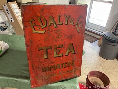 MaxSold Auction: This online auction features gold & sterling jewelry, gemstone jewelry, Limoges, vintage jewelry, art glass, sports collectibles, Royal Doulton figurine, Irish crystal, vintage bottles, vintage kitchen utensils, Beleek, art pottery, decanter set, watches, vintage Pyrex, teacup/saucer sets, small kitchen appliances, Swarovski figurine, stained glass panel, stereo components, and more!