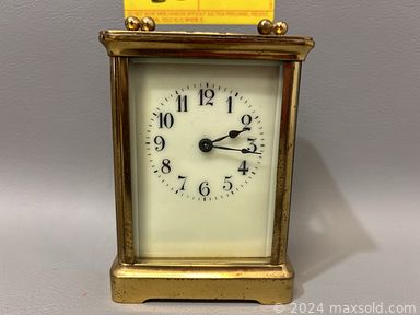 MaxSold Auction: This online auction includes Waterford crystal, wall art, light fixtures, pastry supplies, Rosenthal and other china, DJ lighting, NFL jerseys, plush dinosaurs, vintage Remington typewriter, pins, linens, Franz Hermle mantle clock, dressers, rugs, armchairs, nesting tables and more!