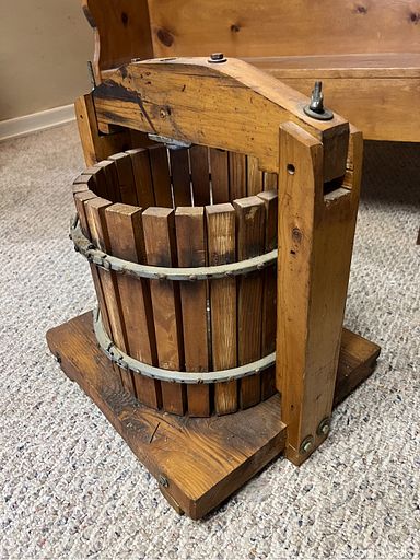 MaxSold Auction: This online auction features furniture such as an antique bench, antique flip-top table, vintage dresser, washstand, rocker, antique school desk, wood Hoosier, bookcase, antique church pew and others, antique wood wheelchair, antique chalkboard, quilts, grape press, sleds, doll heads, lamps, jewelry, Bev Doolittle prints and much more!