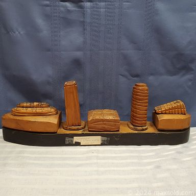 MaxSold Auction: This online auction features stemmed glassware, vases, seasonal decor, Tootsietoy ship, Barbies, diecast cars and other toys, pottery, lamps, vintage tandy slot machine, small art pictures, Magic cards, collectible cards, vintage cotton shot bags, jewelry, pine box and much more!