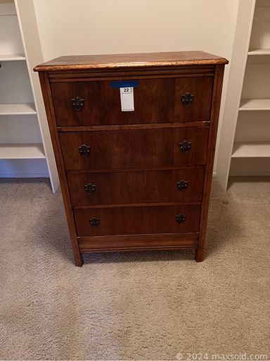 MaxSold Auction: This online auction includes furniture such as a table, entertainment center, patio table set, garage workbench, barstools, Midcentury bookcase, divan, chairs, computer desk, Midcentury dresser and others, board games, seasonal decor, bar accessories, Singer sewing machine, linens, books, lamps, exercise equipment, kitchenware, small kitchen appliances, cat decor, gardening supplies, BBQ grill, tools and much more!