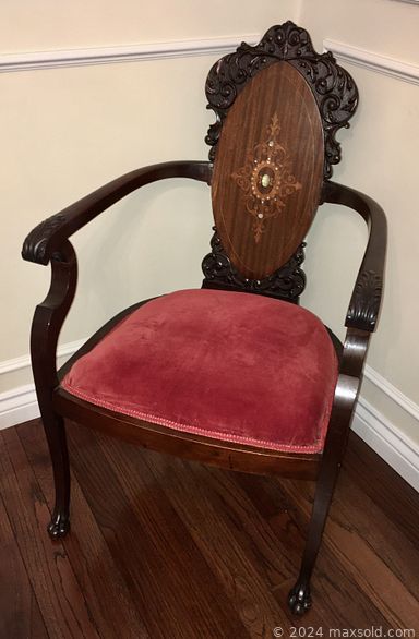 MaxSold Auction: This online auction includes Royal Doulton, Lladro, pinwheel crystal, furniture such as Bergere armchairs, end tables, vintage French Provincial sofa, vintage stereo cabinet, antique dining chairs, faux leather recliners, and Duncan Phyfe pedestal dining table, pottery, lamps, framed art, costume jewelry, home gym equipment, power tools and much more!