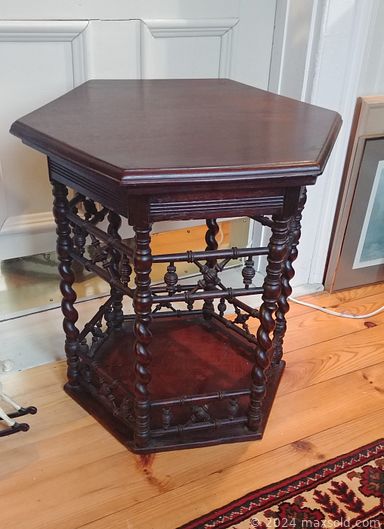 MaxSold Auction: This online auction includes watches, antique watercolour and oil paintings, vintage 14k and sterling jewelry, hand tools, commemorative coins, fine china, vintage walnut side table, antique occasional table and more!