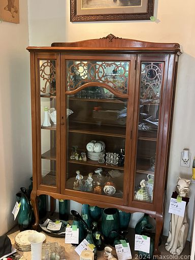 MaxSold Auction: This online auction features Blue Mountain pottery, art glass, brass figurines, Royal Doulton figurines, Fenton glass, Belleek, decorative plates, decanters, stained glass panels, metal wall art, Cranberry glass, Art Deco panther, DVDs, Blue & White collectibles, collector plates, miniature vase, plate & shoe collection, collector dragons, perfume bottles, garden art, decorative masks, garden pots, vinyl records, garden tools, games, and more!