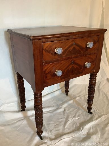 MaxSold Auction: This online auction features grandfather clock, Hummel figurines, Wedgwood, crystal ware, furniture such as Hickory Chair sideboard, vintage writing desk, oak rocker, antique chairs and antique dressers, Craftsman snowblower, sterling silver, area rugs and much more!