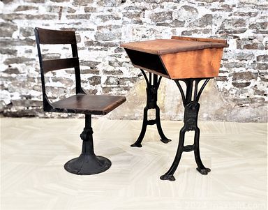 MaxSold Auction: This online auction includes MCM pottery lamp, original watercolours, antique cast iron, furniture such as MCM credenzas, French Provincial style table, glass front showcase, antique school desk with chair, MCM kitchen table, and bentwood chairs, Murano art glass, vintage advertising, vintage DC comics, vinyl records, sterling silver, Canadian Mint coins and stamps with COAs,  and much more!