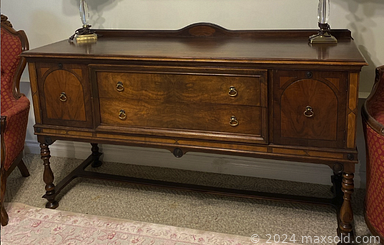 MaxSold Auction: This online auction includes furniture such as an antique sideboard, dining table set, dining hutch, chairs, tables, dressers and others, Aynsley and other china, kitchenware, small kitchen appliances, lamps, jewelry, shoes, accessories, sewing supplies, wall art, linens, pillows, Norman Rockwell plates, garden tools, office supplies, books, decor, yard tools, power tools, hardware and many more!