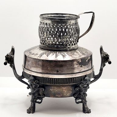 MaxSold Auction: This online auction features antique Royal Crown Derby Mikado cups & saucers, wine decanter, antique silver plate lamp base, water filter, aprons, microwave pressure cooker, wireless speaker, door gym trainer and much more!