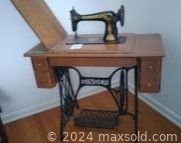 MaxSold Auction: This online auction features leather recliner, printer, laptop, office supplies, TV, vintage desk, Disney collectibles, Longaberger baskets, doll house, wine-making supplies, golf clubs, area rug, craft supplies, compressor, Stiffel lamps, antique sewing machine, ladies clothing & shoes, Accuquilt system, vinyl records, costume jewelry, Waterford flutes and much more!