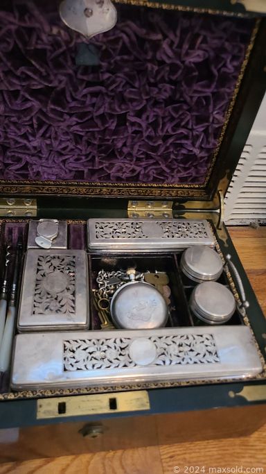 MaxSold Auction: This online auction features MCM table & chairs, teacup/saucer sets, Bunnykins, vintage sideboard, Inuit art, Hummels, cameras, binoculars, fitness gear, toys, puzzles, games, office supplies, stamps, costume jewelry, milk glass, guitar, banjo, trumpet, sewing machine, lawnmower, and much, much, more!!!