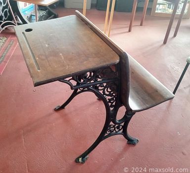 MaxSold Auction: This online auction features Star Trek collectibles, antique student desk, vintage mirrors, model train kits, train cars, vintage ladies\' clothing, vintage neckties, porcelain dolls, teacup/saucer sets, vintage magazines, and much more!!