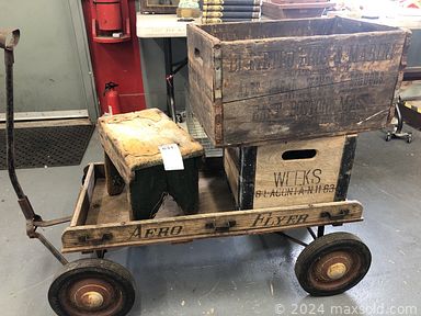 MaxSold Auction: This online auction features stamps, paper ephemera, wall mask, coins, vintage books, vintage bottles, art glass, binoculars, Persian rugs, vintage glass lampshades, antique table lighters, teacup/saucer sets, antique porcelain dolls, decorative eggs, fishing gear, cameras, Coca-Cola memorabilia, studio pottery, Red Rose Wade whimsies, sports trading cards, Fred Bodin photographs, vintage crucifixes, vinyl records, antique Disney collectibles, Hugh O’Donnell folk art, postcards and much more!