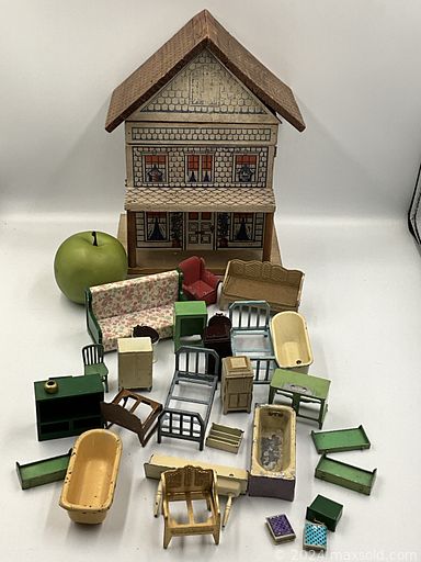 MaxSold Auction: This auction features Royal Doulton Figurines, Sterling Jewelry,  Vintage Post Cards, Antique Pottery, Cast Iron Doorstop, Tea Cups, Vintage Toys, Original Art, Vintage Fishing Reel, Japanese Porcelains, Player Piano Rolls, Hand Blown Coloured Glass,  Milk Glass, Vintage Side Chairs,  Vintage Typewriters, Coins, Sports Cards and much much more!