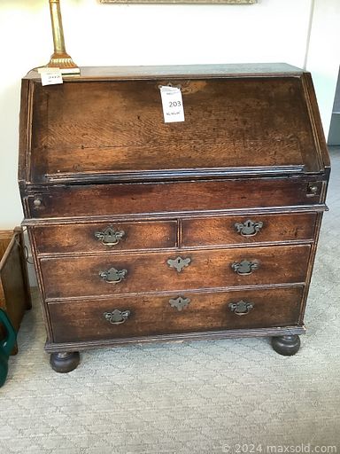 MaxSold Auction: This online auction features area rugs & runners, decanters, beer steins, barware, stemware, weighted silver, collector spoons, TVs, small kitchen appliances, Majolica, teacup/saucer sets, Asian decor, bamboo cabinet, antique camelback sofa, antique books, plant pots, trinket boxes, antique writing desk, framed fabric art, clay statues, world souvenirs, garden art, desk, toys, printer, wall mask collection, stone eggs, leather furniture, stained glass lamp, office supplies, model boat collection, wine cabinets, art pottery, wicker furniture, and much, much, more!!!