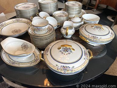 MaxSold Auction: This online auction features an MCM Marcel Breuer Cesca armchair, vintage TV trays, vintage Moorcroft, Rosenthal, Royal Doulton, Wedgwood and other china, silverplate, wall art, Leaf\'s memorabilia, signed sculptures, vintage Art Deco toaster, cut glass, vintage brass figurines, ceramics, vinyl records, vintage coffee grinder, vintage Pyrex and other kitchenware, lamps, vases, accessories, wall art, Shortland Smiths barometer, pewter shot glasses, vintage Syroco Brutalist mirror, MCM wire stereo stand and much more!