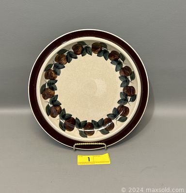 MaxSold Auction: This online auction includes wall art, clawfoot desk, tea table, lamps, paintings, Mitterreich Bavarian china, ceramic clock, pottery, filing cabinet, ladder, mirror and more!