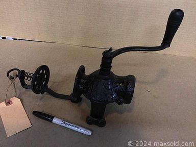 MaxSold Auction: This online auction features comic books from 1978, Whitman variant, Marvel Spotlight, Savage She-Hulk, Captain Storm, Harley Davidson wood painted relief sign, Wayne Gretzky puzzle, cast iron Coffee Grinder, antique Santa hand-painted decanter/cup set, 1980s Coleco Pacman tabletop, Plano storage cases and much more!