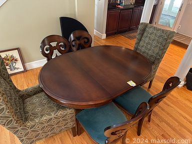 MaxSold Auction: This online auction includes furniture such as a dining table set, antique secretary, bedframes, Arhaus table, Ethan Allen table, Arhaus leather sofa, TV stand and others, kitchenware, small kitchen appliances, BBQ grill, mirror, light fixtures, Schwinn bike, tools, hardware, electronics, seasonal decor, sports equipment, Nikon N80 camera, Oculus Quest 2, DVDs, toys and much more!