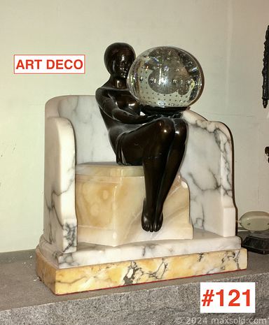 MaxSold Auction: This online auction features decorative wall masks, brass coffee ewers, Art Deco sculpture, teacup/saucer sets, silver plated serving ware, area rugs, Belleek porcelain, souvenir spoons,  thimbles, art glass, miniature shoe collection, Asian ginger jars, vintage perfume bottles, folding fans, Foo Dog figurines, Inuit art, stereo components, sectional sofa, vintage jardinieres, rocking horse collection, Moorcroft pottery, antique barristers bookcase, vintage dresser boxes, gold jewelry, sterling silver jewelry, small kitchen appliances, vintage pottery, carnival glass, cedar chest, telescope, teak furniture, vintage books, fishing gear, power tools, patio furniture, and much, much, more!!!