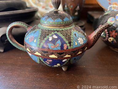 MaxSold Auction: This online auction features sterling items, pottery, Schumann Bavaria chateau plates, copper items, Irish items, animals figurine, Xanth fantasy figurines, sterling jewelry, glassware, crystal ware, Colclough dessert set, vases, vintage dresser with mirror,  twin beds, stained glass lamp, stuffed toys, deacon’s bench, posters, Nippon vase, die-cast vehicles, Limoges china, jewelry,  kaleidoscope, china pieces, bisque pottery pieces, salt and pepper, Mikado dinner plates, brooches, depression glass, Orrefors, vintage bottles,  doll chairs, original watercolor, Noritake china, radios, brass scones, vintage doorstop, tablecloth, bone china luncheon plates, barware, bookends, lithophanes, gardening tools, planters, kitchen items, sewing lot, decorative plates, wheelbarrow, chinaware, storage boxes, clothing, lamps, curio cabinet, bookcase, chest, nightstand, cedar chest, antique footstools, flatware, chairs, table, vases, Hoyer lift,  postcards, tv and much more