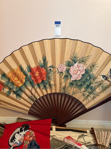 MaxSold Auction: This online auction features Asian hutch, collectible porcelain shoes, Asian fans, celadon, office supplies, TVs, golf cart, Aldo Luongo painting, costume jewelry, pet products, small kitchen appliances, art glass, and much more!