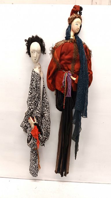 MaxSold Auction: This online auction includes furniture such as side tables, nesting tables, saddle seat, Robert Barahona dining chairs and others, Marionette puppets, wall art, Mikasa and other china, colored glass, electronics, Raleigh bicycle, cameras, Barbie dolls, brass items, clothing, skis, rugs and more!