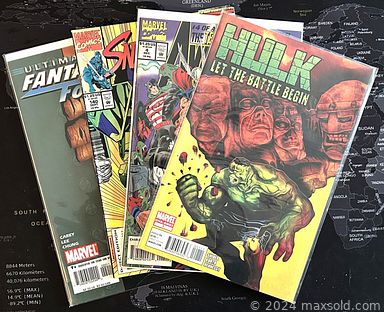 MaxSold Auction: This online auction features sports trading cards, proof-like coin sets, specimen coin sets, proof coin sets, silver coins, comics, banknotes, die-cast vehicles, carousel horses, Royal Doulton figurines, Funko Pop!, games, toys, Pokemon collectibles, Lego figures, and more!