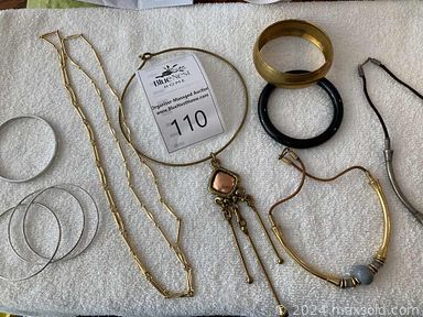 MaxSold Auction: This online auction features crystal ware, 14k gold jewelry, collector coins, porcelain, silverplate, Royal Doulton, Limoges, furniture such as wooden dining table with chairs, coffee cart, wooden armoire, dressers, oak bench and oak countertop cash register, footwear, area rugs, Whirlpool fridge, books, vintage bookbinder, lamps, power tools and much more!