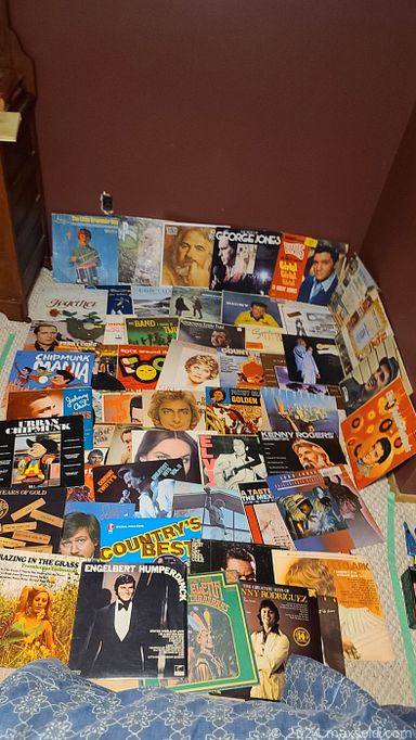 MaxSold Auction: This online auction features coffee and end tables, household items, frames and decorative plaques, costume jewelry, cleaning supplies, seasonal decor, Hentschel’s Tempus Fugit grandmother clock, buffet lamps, quilt rack, Hummel figurines, floral arrangements, kitchenware, bakeware, water cooler, china, vinyl albums including Kenny Rogers, Billy Joel and more, bibles, clothing, vintage cuckoo clock, office supplies, linens, Norman Rockwell collector plates, Trisha Romance collector plates, framed art, Elvis collection, tools, and hardware, shop vac, wood ladder, outdoor items, kids bike, folding chairs, VHS, DVDs and much more!