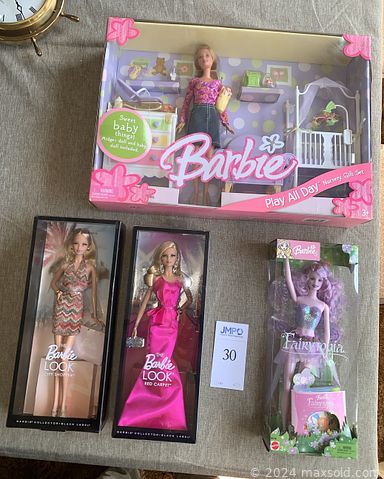 MaxSold Auction: This online auction features beauty appliances, fitness gear, Looney Tunes collectibles, NIB collectible Barbies, Tesla accessories, office supplies, vinyl records, jewelry, small kitchen appliances, mini freezer, collector plates, art & craft supplies, security cameras, drone, yard tools, garden pots, and much, much, more!!