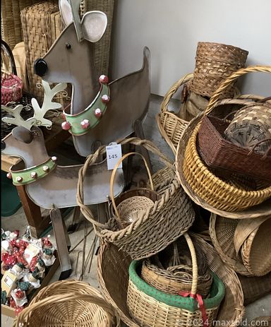 MaxSold Auction: This online auction features pool table, art glass, wicker trunks, barware, baskets, jewelry, office supplies, art glass, antique books, laundry playset, vintage TV show posters & scripts, women’s shoes & boots, women’s clothing, snowboards, fitness gear, exercise equipment, TV, seasonal decorations, pub chairs, decanters, and much, much, more!!!