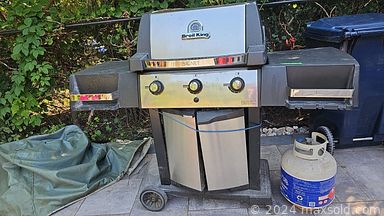 MaxSold Auction: This online auction includes furniture such as a bench, demilune table, queen sized bedframe, carts, desk, dresser, rattan dining table set, file cabinet, Henredon dining chairs and others, mirrors, kitchenware, small kitchen appliances, lamps, clocks, exercise equipment, flatware, candles, glassware, electronics, books, car accessories, tools, Viking chest freezer, jewelry, vinyl records, seasonal decor, gardening supplies, Broil King BBQ grill and much more!