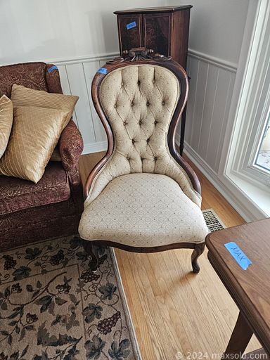 MaxSold Auction: This online auction features cedar hope chest, area rug, grandmother clock, antique vanity set, desk & chair, dry sinks, sofa bed, collectible doll, pipe collection, Royal Doulton figurines, antique books, oil lamps, snowshoes, fishing gear, games, small kitchen appliances, art pottery, souvenir spoons, skis, vinyl records, fitness gear, power & hand tools, and more!!