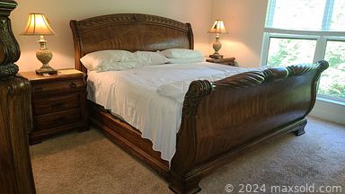 MaxSold Auction: This online auction features golf clubs & accessories, ceiling fan, area rugs, sewing machine, crafting supplies, DVDs, Legos, rattan furniture, women’s shoes & clothing, office supplies, floral supplies, art glass, electric fireplace, home health aids, pet products, small kitchen appliances, glass top tables, leather couch, TV, washing machine, dryer, sleigh bed, ginger jars, Asian furniture & screens,  Lladro figurines, teacup/saucer sets, printers, and much more!