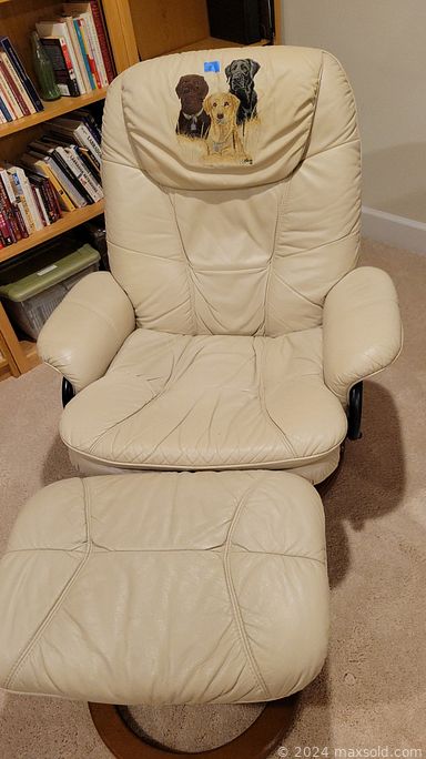 MaxSold Auction: This online auction features Leather Chair, Treadmill, Printer, Office Supplies, Small Kitchen Appliances, Cedar Hope Chest, Collectible Dolls, Tools, Leather Theater Recliners, Patio Furniture, and much more!