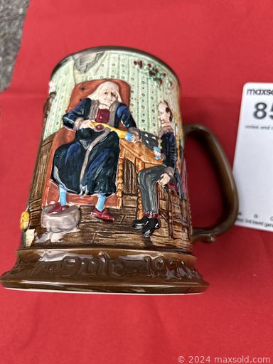 MaxSold Auction: This online auction features demitasse cups, blue & white dishes, cranberry glass, art pottery, office supplies, small kitchen appliances, portable AC unit, collectible tins, and more!