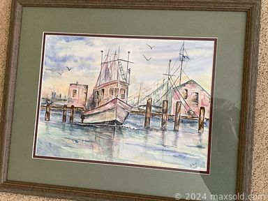 MaxSold Auction: This online auction features a Farmhouse nightstand, Martha Stewart patio set, drop leaf table, octagon mirror, lamps, sewing machine, flatware, cutlery, costume jewelry, hand-painted English tea pot, cleaning supplies, leaf blower, tools and much more!