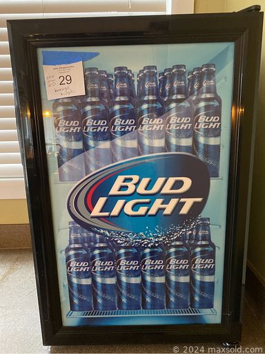 MaxSold Auction: This online auction features antique slag glass lamp, glass oil lamps, art pottery, display plates, costume jewelry, beverage fridge, art glass, stoneware jugs, desks, office supplies, vintage wood dresser, metal scroll bed frame, leather furniture, exercise equipment, TVs, BBQ grill, patio furniture, garden statues, live plants, yard tools, men’s coats, power & hand tools, antique metal grates, printers, vinyl records, area rugs, small kitchen appliances, Art Deco stained glass, and much more!