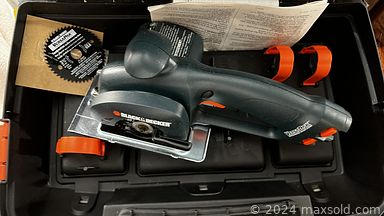 MaxSold Auction: This online auction features Exquisite jewelry chest jewelry box, Doll chair and bench, Black and Decker Circular Saw, Antique steamer trunk, Harry Potter DVD Collection and Harry Potter Throw Blanket, Samsung BD-C5500 Blu-ray Player and much more!