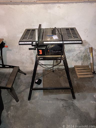 MaxSold Auction: This online auction features wall art, LG washer, GE dryer, sports memorabilia,  furniture such as bookcases, wingback chair, vintage table, bunk bed, corner cabinet, shelving units and dining table with chairs, books, home decor, vinyl records, CDs, DVDs, glassware, power tools, photography equipment and much more!