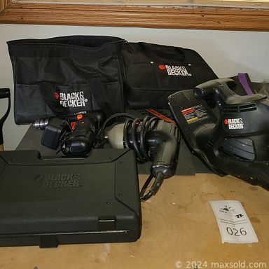 MaxSold Auction: This online auction features chest freezer, craft supplies, ladders, lawnmower, Christmas village collectibles, power & hand tools, storage cabinets, china sets, small kitchen appliances, kitchen utensils, sewing machine, fabric, yarn, vintage secretary desk, women's clothing, TV, stereo components, Geisha dolls, computer equipment, printer, jewelry, Japanese porcelain, and much more.