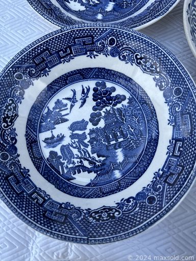 MaxSold Auction: This online auction features demitasse cups, blue & white dishes, cranberry glass, art pottery, office supplies, small kitchen appliances, portable AC unit, collectible tins, and more!