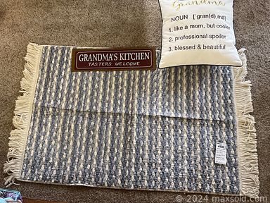 MaxSold Auction: This online auction includes furniture such as a wooden end table, headboards, end tables, queen sized bedframe, dressers, wood chest, filing cabinets, TV stand, buffet, dining table set, china hutch and others, wine glasses, silver decor, faux plants, china, electronics, baskets, seasonal decor, clothing, shoes, accessories, books, linens, outdoor decor, Charbroil grill, yard tools, Pro Form treadmill, wall art, kitchenware, lamps, luggage and many more!