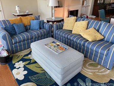 MaxSold Auction: This online auction includes sterling silver, 60” Samsung TV, Limoges, Mikasa, Lladro, furniture such as Ethan Allen china cabinet, hardwood chairs, Victorian Eastlake armchair, loveseat, counter stools and Thomasville sofa, kitchenware, Noritake dinner service, stemware, weaver’s loom and much more!