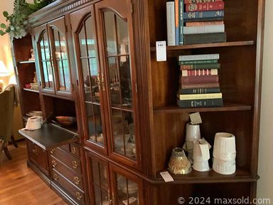 MaxSold Auction: This online auction features furniture such as an Ethan Allen settee, table, bookcase, chairs, china cabinet, bench, shelving units, desk, TV tables and more, jewelry, runner rugs, lamps, vacuums, electronics, airbrush set, plant stands, candleholders, Singer sewing machine, art, linens, cleaning supplies, kitchenware, glass ornaments, china and much more!