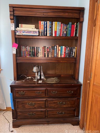 MaxSold Auction: This online auction features Lenox, Waterford, fine china, framed art, glassware, furniture such as dining table and chairs, dry sink, display cabinet, corner desk, bunk beds, and dresser with mirror, electric fireplace, lamps, stereo system, vintage toys, costume jewelry and much more!