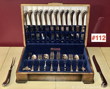 MaxSold Auction: This online auction includes a patio set, tables, cabinets, MCM nesting tables, mid century loveseat and others, wall art, Noritake china, kitchenware, decor, vintage pottery, stoneware, vintage Lionel train engines, electronics, garden tools, vintage glassware, Carl Wetzlar binoculars and much more!